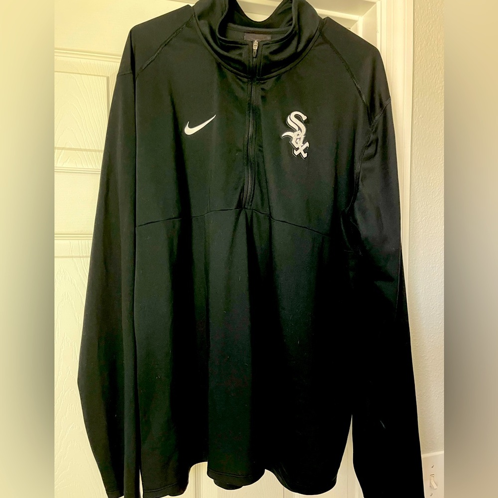 MLB CHICAGO WHITE SOX NIKE DRIFIT 1/4 ZIP JACKET XXL
